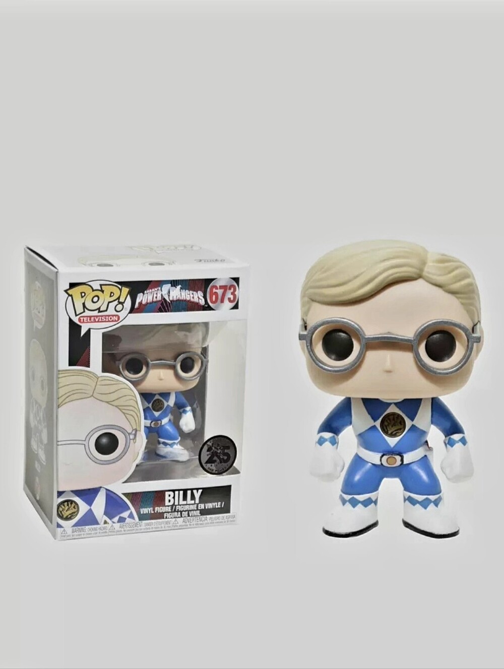 Funko Pop! 25th Anniversary Power Rangers Billy #673 Blue Ranger